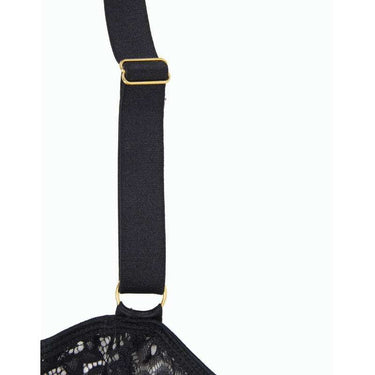 Lingerie Corsetto Sublime Nero con Dettagli Dorati e Design Esclusivo